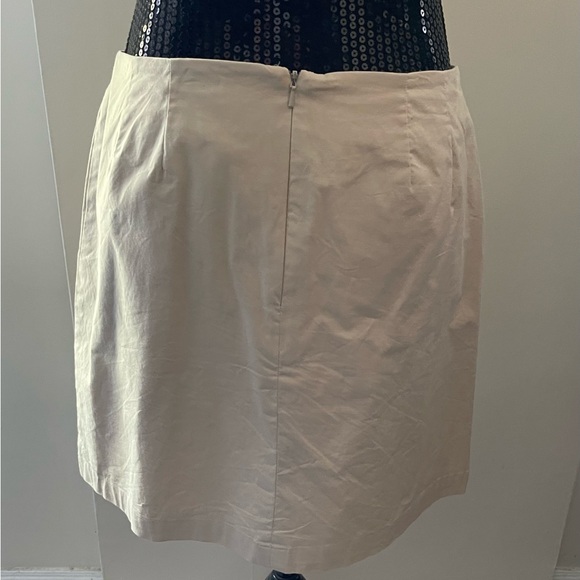 Vintage Y2K Gap Stretch Beige Skirt Size 10 - Picture 3 of 10